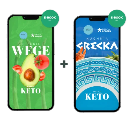 Pakiet KETO WEGE + Kuchnia grecka KETO - Bracia Rodzeń