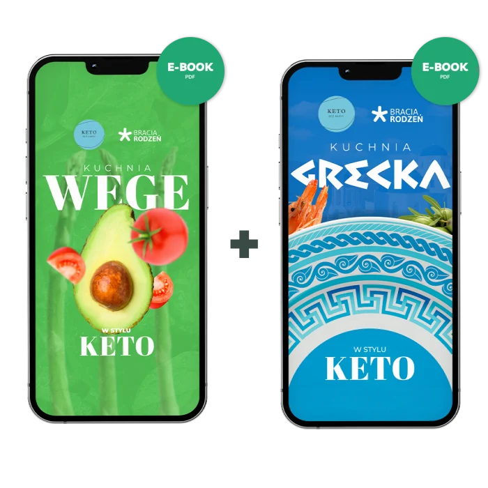 Pakiet KETO WEGE + Kuchnia grecka KETO - Bracia Rodzeń