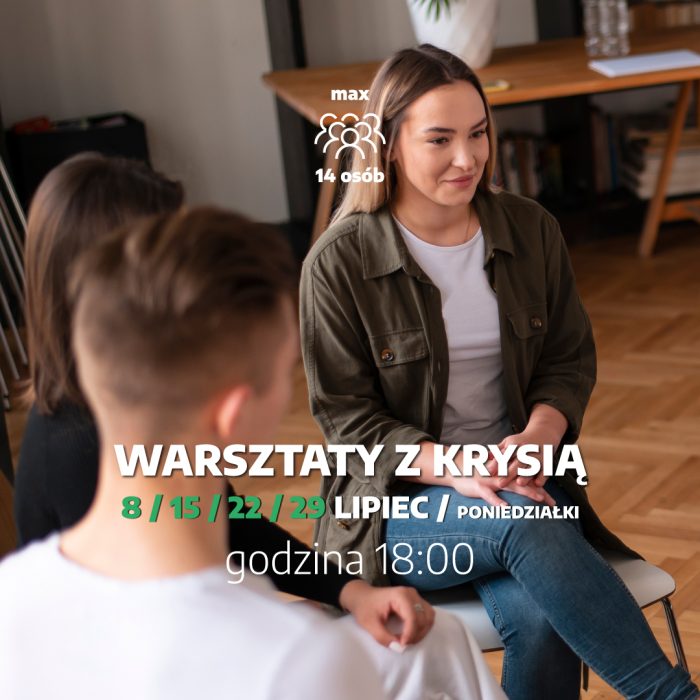 Warsztaty z psychologiem - grupa 13 z Krystyną, 8-15-22-29.07.2024 - obrazek 1